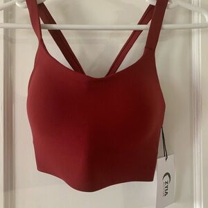 ZYIA Burgundy Sports Bra
